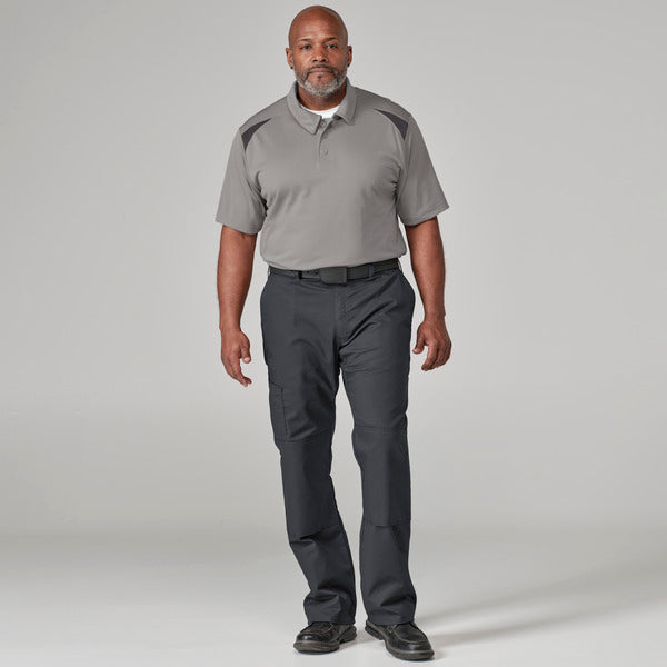 Pantalón premium industrial de frente liso y cintura cómoda