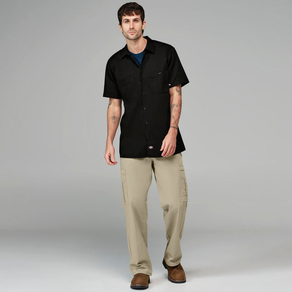 Camisa industrial de manga corta de algodón