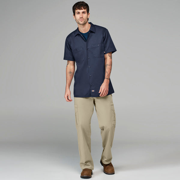 Camisa industrial de manga corta de algodón