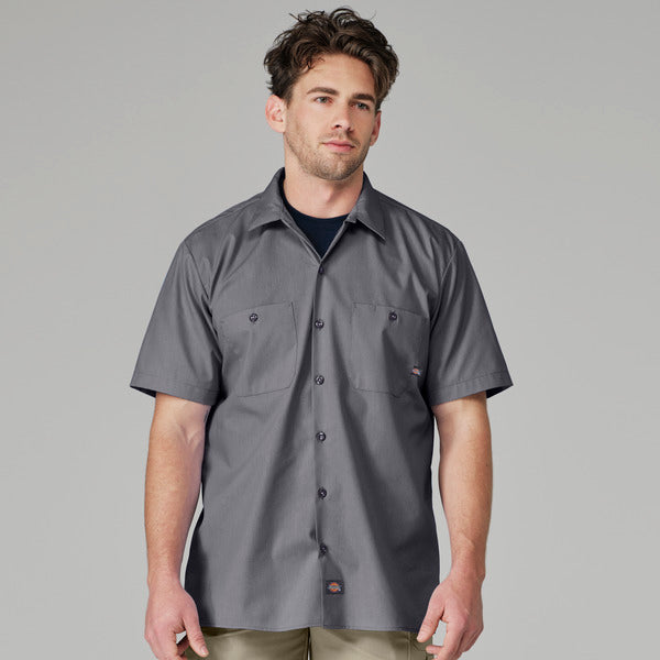 Camisa industrial de manga corta