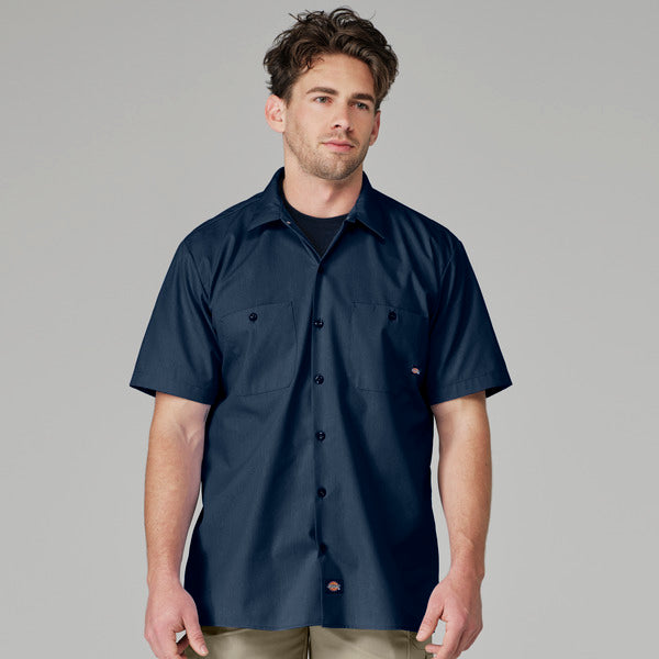 Camisa industrial de manga corta