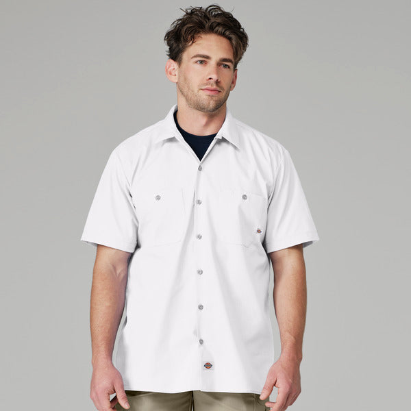 Camisa industrial de manga corta