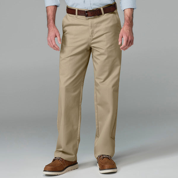 Pantalón Casual de algodón de frente liso