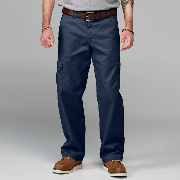 Pantalón de Hombre Industrial Corte Relajado Pierna Recta de Trabajo tipo Cargo