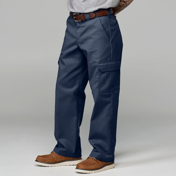 Pantalón de Hombre Industrial Corte Relajado Pierna Recta de Trabajo tipo Cargo