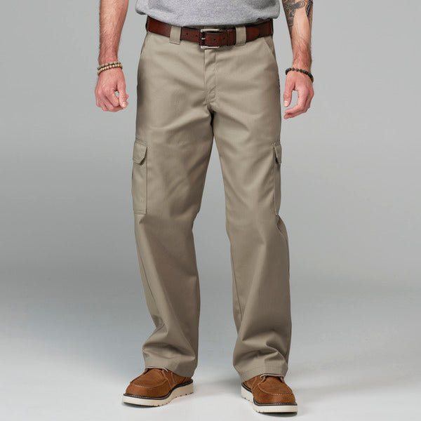 Pantalón de Hombre Industrial Corte Relajado Pierna Recta de Trabajo tipo Cargo