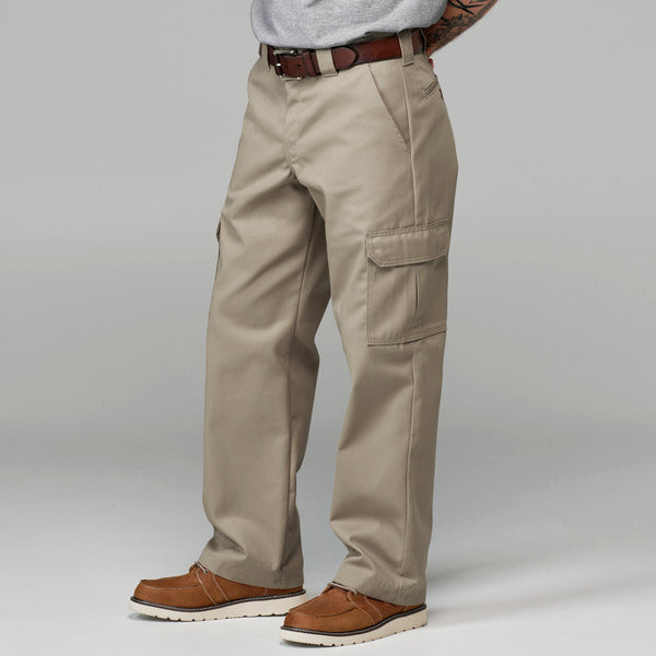 Pantalón de Hombre Industrial Corte Relajado Pierna Recta de Trabajo tipo Cargo