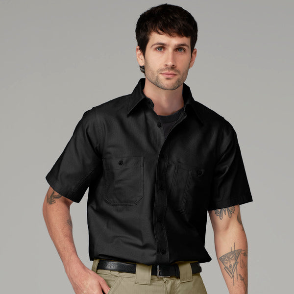 Camisa de trabajo Canvas manga corta